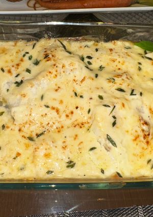 A picture of Cod Mornay - this is an amazing Luxary Dish for a WOW.