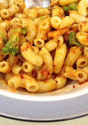 Foto resep macaroni brokoli saus hot tuna