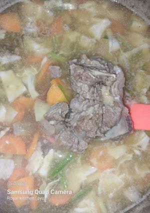Foto resep Sup daging simple