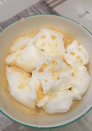 Une photo de Oeufs à la neige façon moumoune