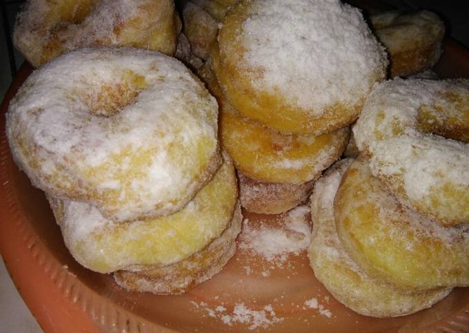 Donat kentang super lembut ekonomis 1 telur