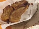 Buñuelos dulces de banana