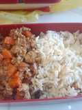 Carne molida con zanahoria