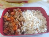 Carne molida con zanahoria