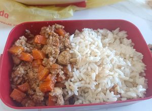 Una foto de Carne molida con zanahoria