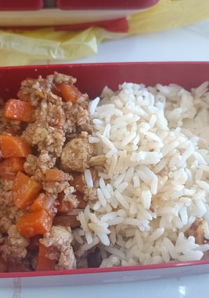 Una foto de Carne molida con zanahoria