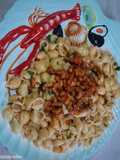 معكرونة اصداف بالجمبري 🍝🍤