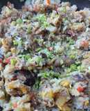 Arroz🍚de coliflor🍱con champiñones🍄y vegetales🥗