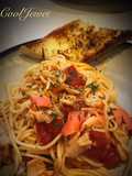 Spaghetti and Crab Meat