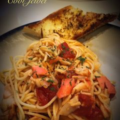 Spaghetti and Crab Meat A picture of Spaghetti and Crab Meat.