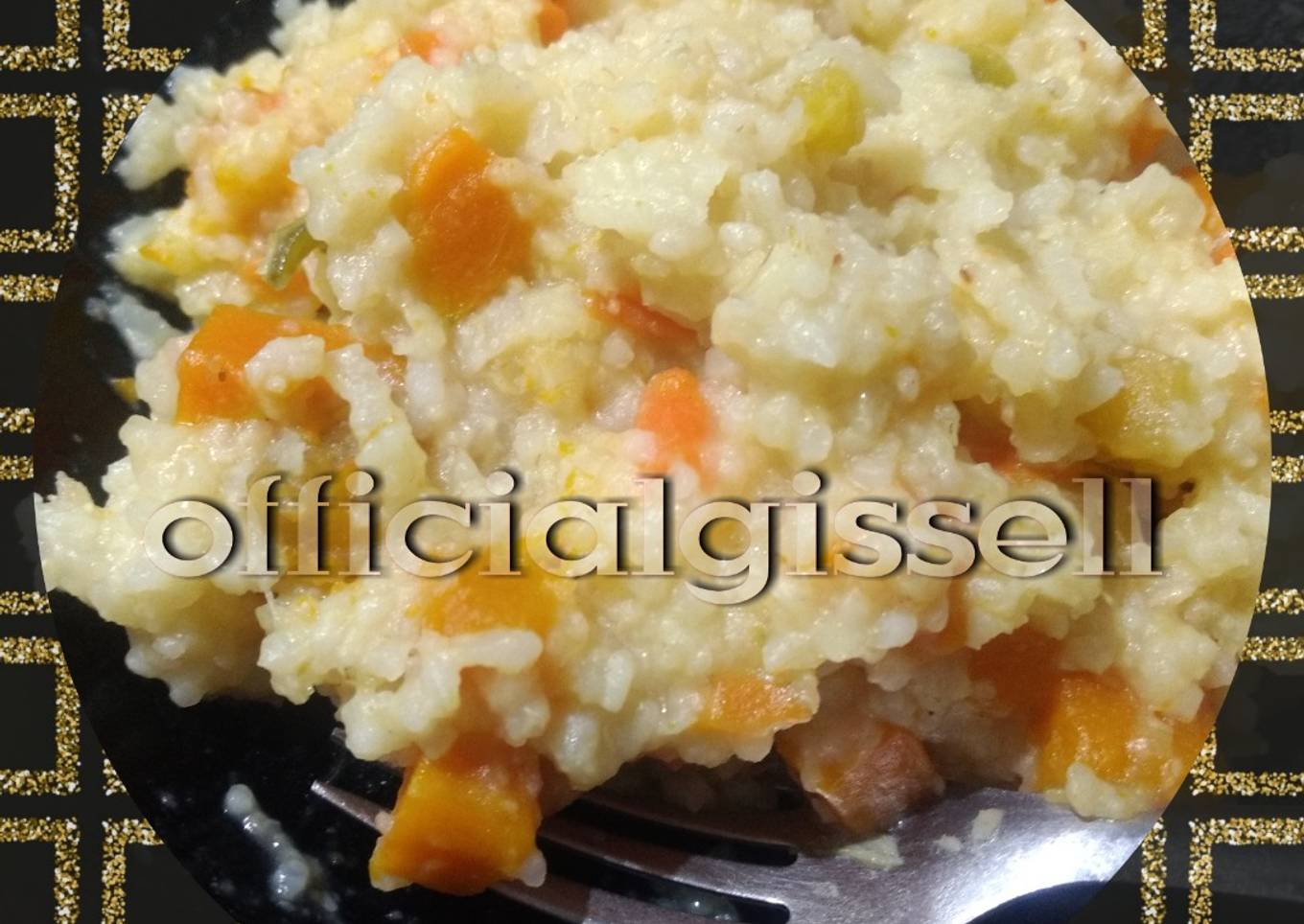 Arroz cremoso con verduras