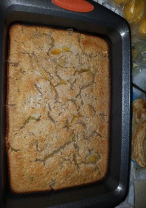 A picture of Easy Peach cobbler.