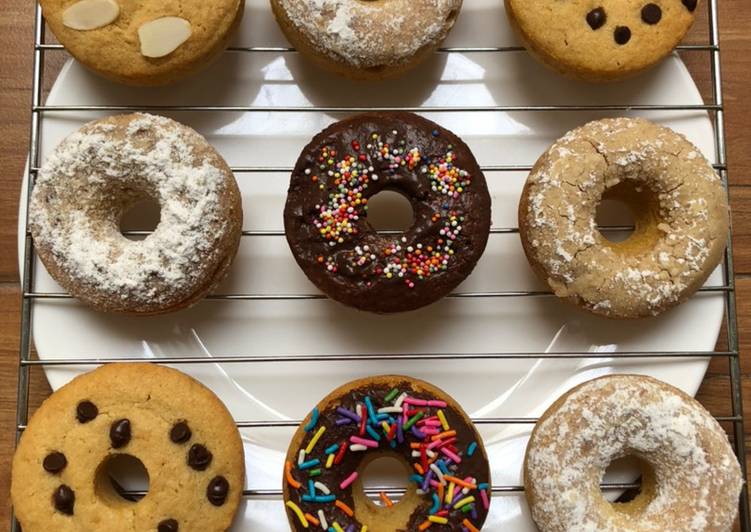 Resep Baked (cake) DONUTS 🍩🍩🍩 Anti Gagal