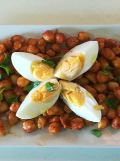 Una foto de Garbanzos viudos