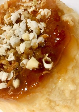 A picture of STEAMED CARAMEL PUDDING #boiledsnack.