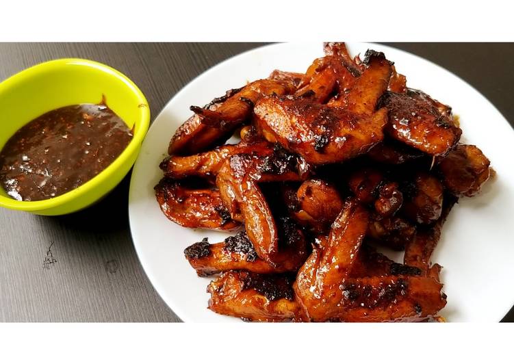 Honey Chiken wings tanpa di panggang