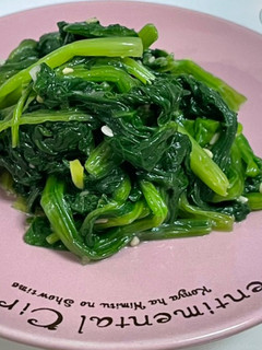涼拌菠菜-韓式小菜 的食譜成品照片