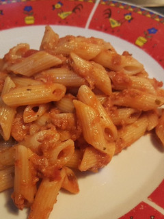 Una foto de Pasta rápida con atún