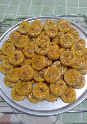 Foto resep Garlic Cheese Cookies 🌰🧀
