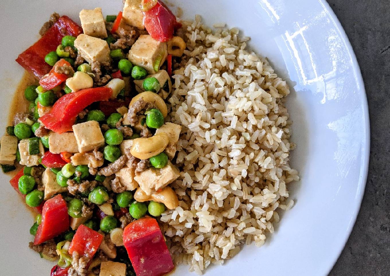 Stir-fry Tofu with Miso Marinade