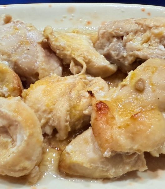A picture of Orange Sauce Baked Chicken.