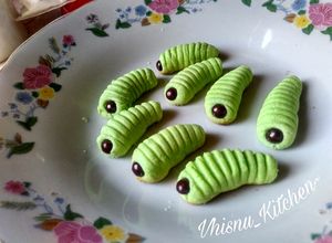 Foto resep Kue Semprit Ulat Daun Pisang (Happycall/Teflon)