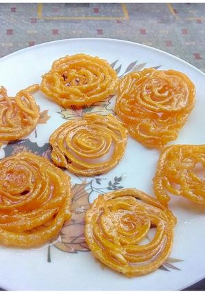 A picture of Street food jalebi.