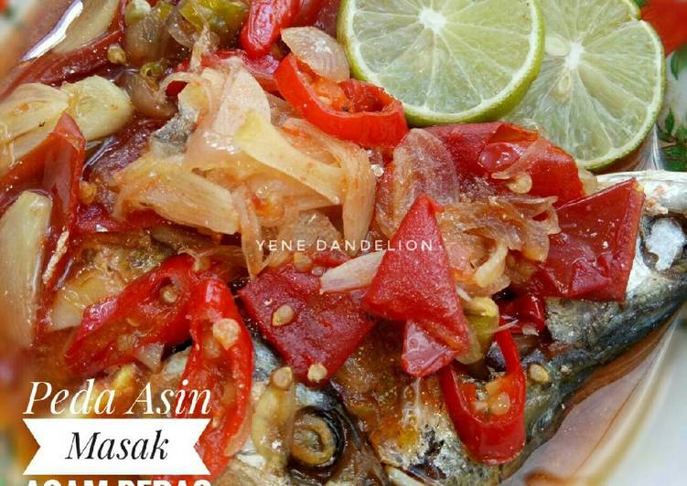 Cara buat Peda Asin Masak Asam Pedas #Dandelion yang lezat Untuk Jualan
