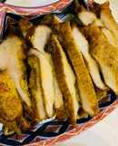 Nạc giòn Việt Nam và ba chỉ Iberico nướng mắc khén bằng nckd