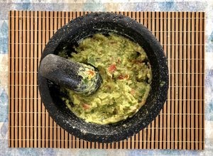 Una foto de Guacamole estilo León