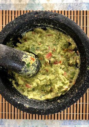 Una foto de Guacamole estilo León
