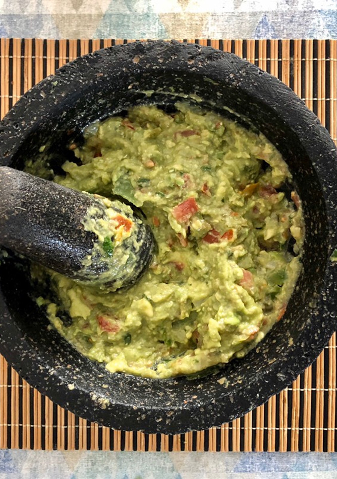 Una foto de Guacamole estilo León