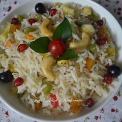 A picture of Fruit N Nut Vegetable Ghee Rice.