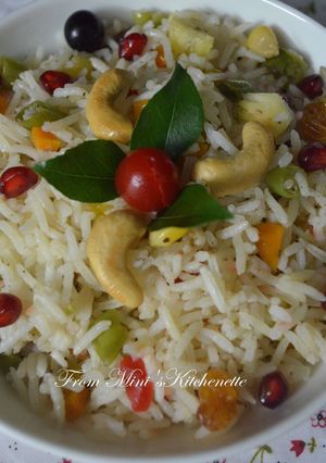 A picture of Fruit N Nut Vegetable Ghee Rice.