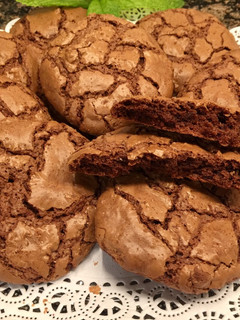 Una foto de Galletas de Brownie, muy sencillas