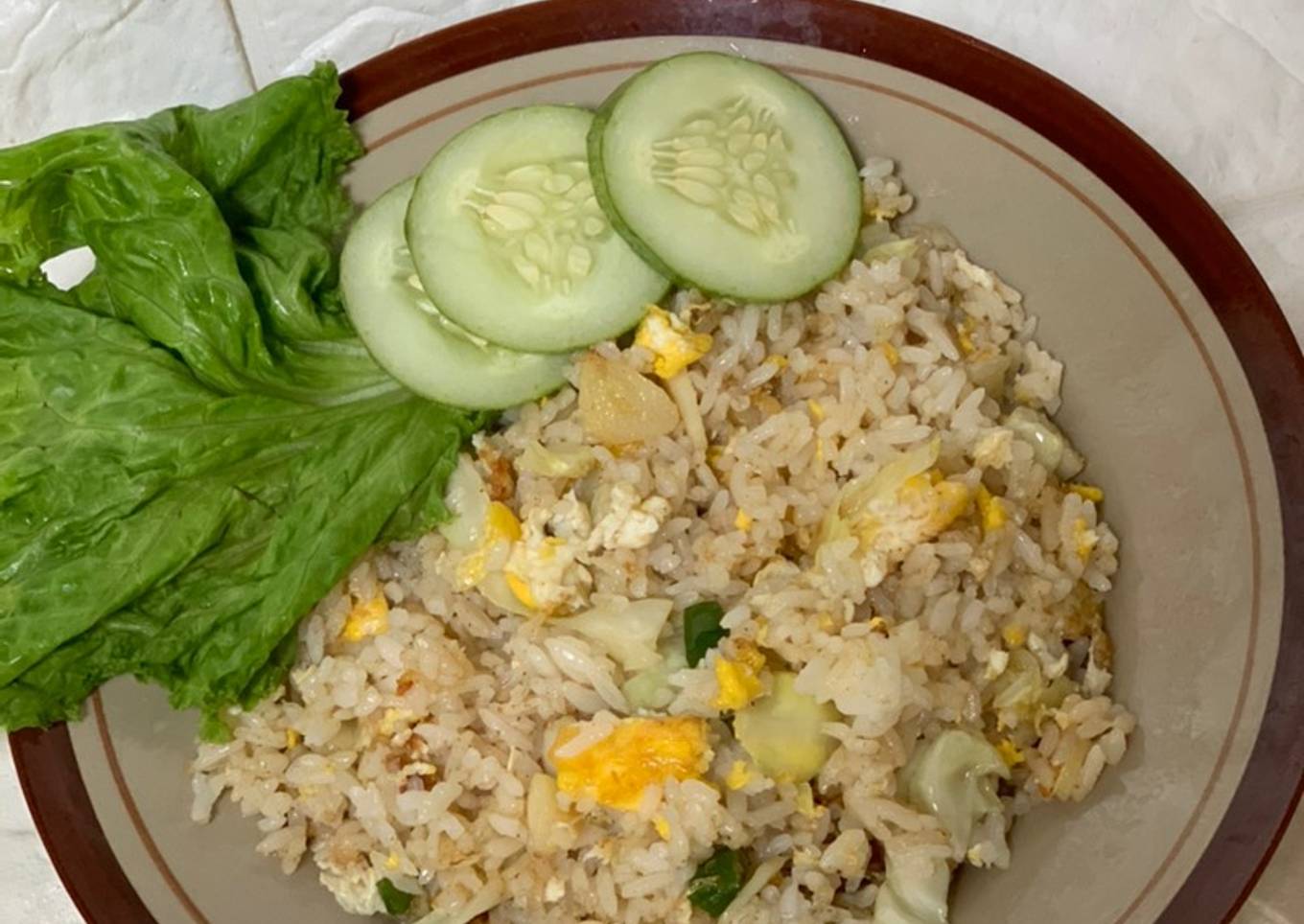 Nasi goreng sederhana