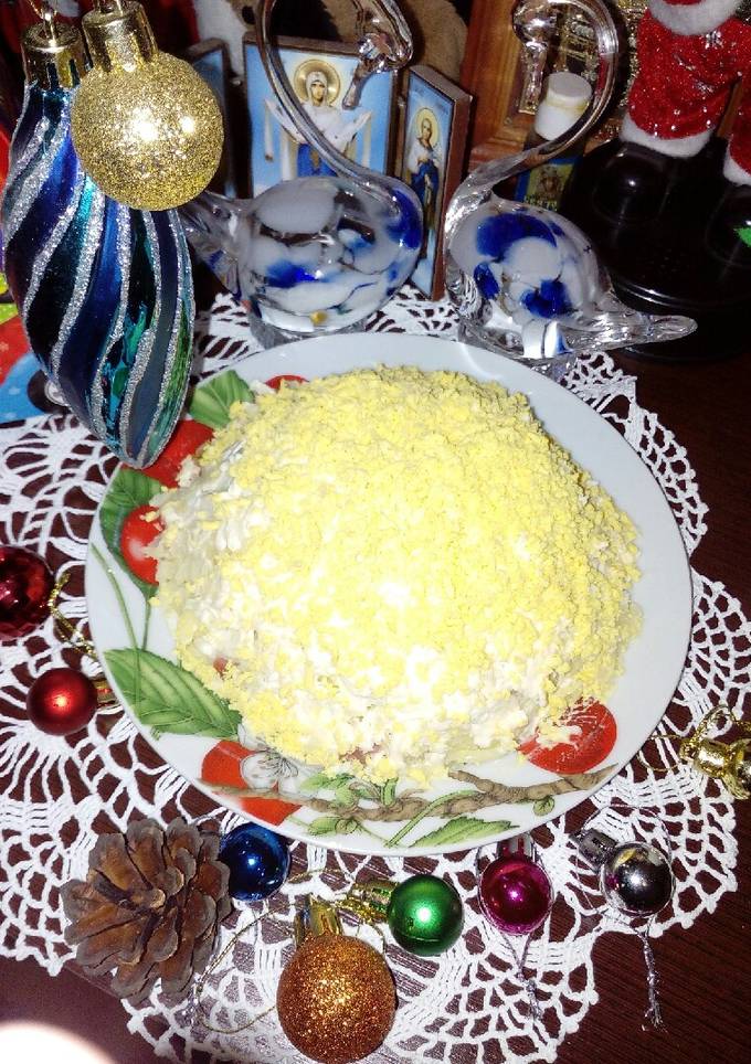 Салат "Мімоза" до новорічного столу
