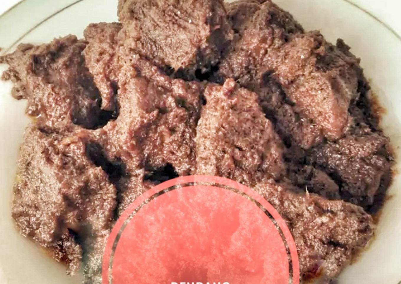 Rendang sapi khas Padang (Praktis-Presto)