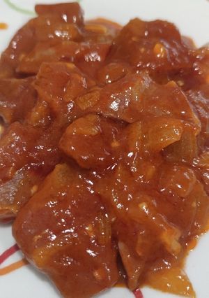 Una foto de Magras con tomate