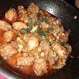 Chicken chana karahi