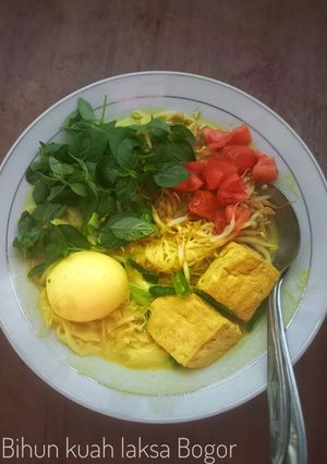 Foto resep Bihun kuah Laksa Bogor