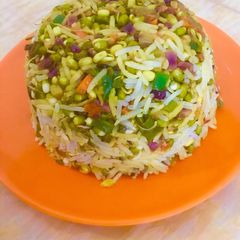 A picture of Sprouted Moong  Pulao.