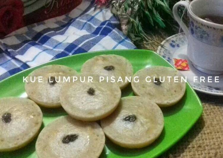 resep cara membuat Kue lumpur pisang gluten free