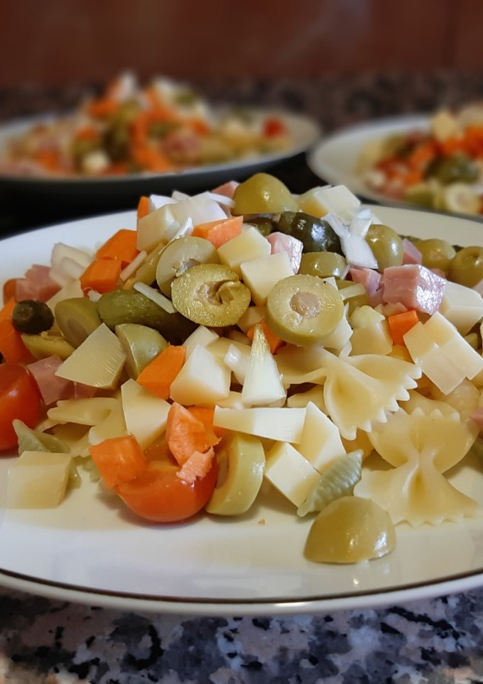 Una foto de Ensalada de pasta a la Campesina