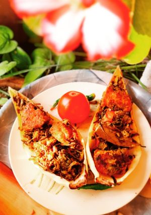 মোচার ঘন্ট বড়া দিয়ে(mochar ghanto bora diye recipe in Bengali) রেসিপির প্রধান ছবি
