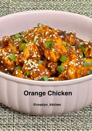 A picture of Sweet and Spicy Orange Chicken.