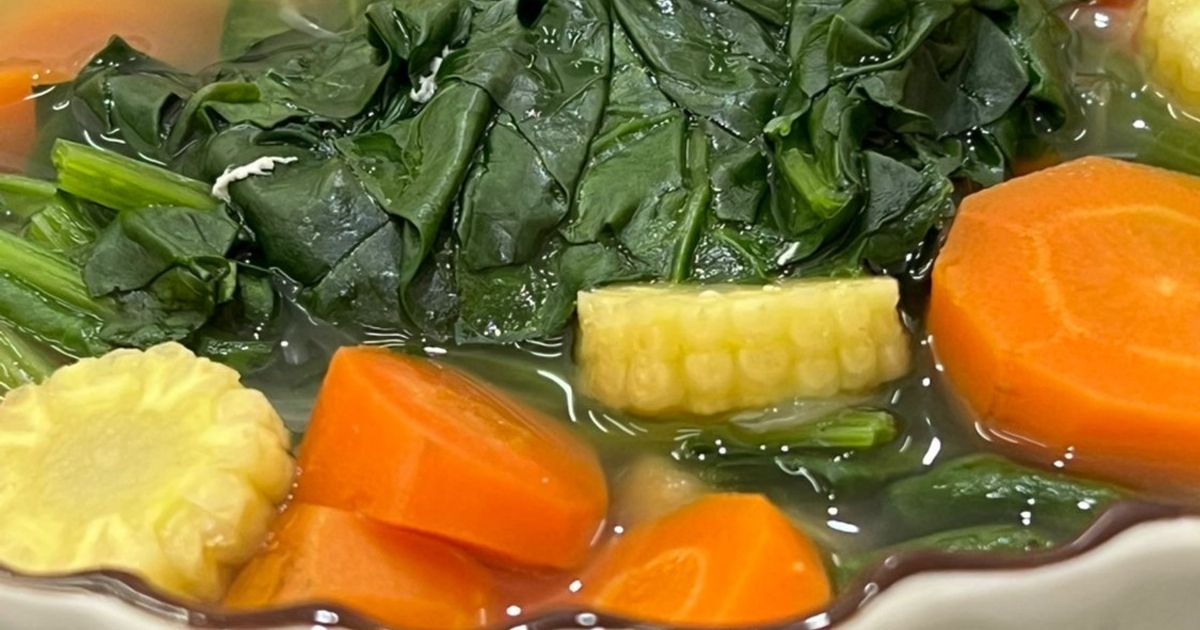 Kuah Bening Bayam Comfort ~ (Tips bayam tetap hijauu dan ga layuu)