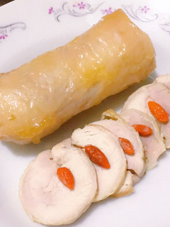 紹興醉雞腿捲 的食譜成品照片