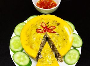 Hình của món Chả Thịt Trứng Hấp.
