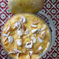 A picture of #Mango...Mango kheer.